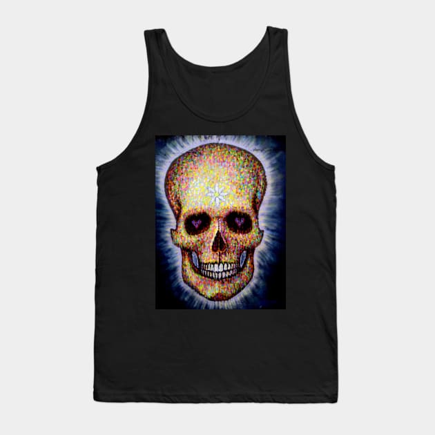 brick lane graffiti skull Tank Top by andalaimaging